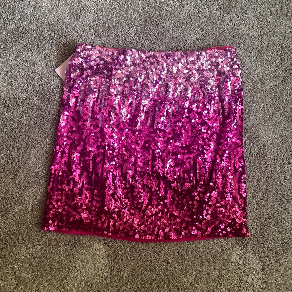 Sequin Skirt Sparkle Stretchy Bodycon Mini Skirt